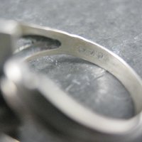 Vintage Sterling Inlay Ring Size 7 Carolyn Pollack Relios