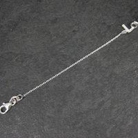 Sterling Silver Love Bracelet Dainty 7-8 Inches Estate Jewelry