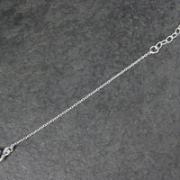 Sterling Silver Love Bracelet Dainty 7-8 Inches Estate Jewelry