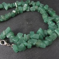 Vintage Green Aventurine Necklace