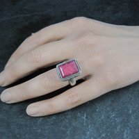 Ornate Ruby Ring Size 7