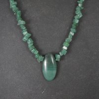 Vintage Green Aventurine Necklace