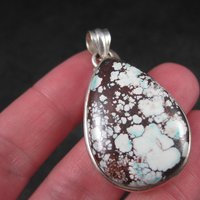 Wild Horse Magnesite Pendant Sterling Silver