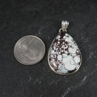 Wild Horse Magnesite Pendant Sterling Silver