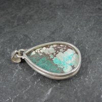 Wild Horse Magnesite Pendant Sterling Silver