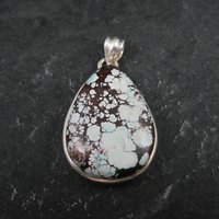 Wild Horse Magnesite Pendant Sterling Silver