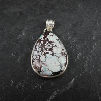 Wild Horse Magnesite Pendant Sterling Silver