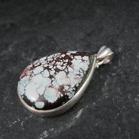 Wild Horse Magnesite Pendant Sterling Silver