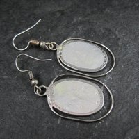 Vintage Capiz Shell Earrings