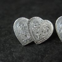Western Heart Earrings Montana Silversmiths