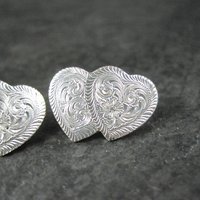 Western Heart Earrings Montana Silversmiths