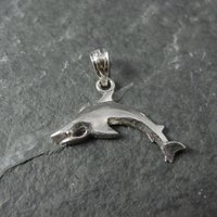 Tiny Sterling Silver Shark Pendant