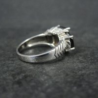 Sterling Silver Smoky Quartz Ring Size 7