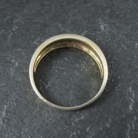 Mens Vermeil Sterling Sapphire Ring Size 13
