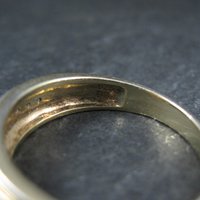 Mens Vermeil Sterling Sapphire Ring Size 13