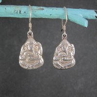 Vintage Sterling Ganesh Earrings
