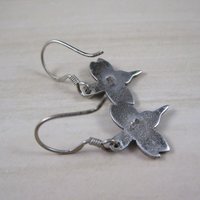 Sterling Silver Buddha Eyes Earrings