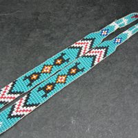 Vintage Southwestern Beaded Thunderbird Necklace