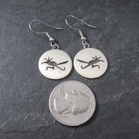 Chuck Lindsay Navajo Roadrunner Earrings
