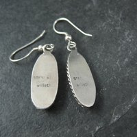 Vintage Turquoise Earrings Navajo Tom Willeto