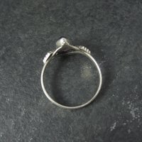 Dainty Sterling Amethyst Ring Size 10 Vintage Silver