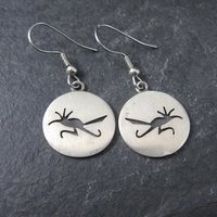 Chuck Lindsay Navajo Roadrunner Earrings