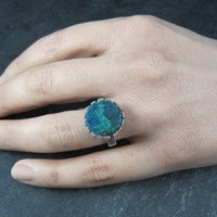 Vintage Sterling Silver Eilat Ring Size 6