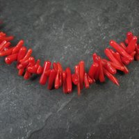 Vintage Coral Necklace 17 Inches