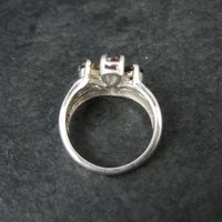 Multi Colored Tourmaline Ring Size 6 Sterling Silver