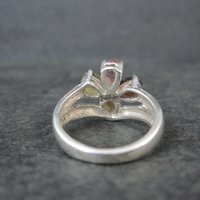 Multi Colored Tourmaline Ring Size 6 Sterling Silver