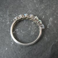 Vintage Sterling Opal Ring Size 5.5 British Silver
