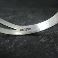 Vintage Sterling Thunderbird Cuff Bracelet Child Sized 4.25"