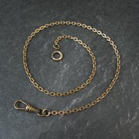 Vintage Gold Filled Watch Chain 14"