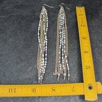 Extra Long Duster Chain Earrings