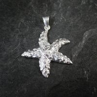 Sterling Silver Starfish Pendant