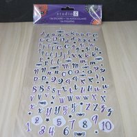 Studio G Halloween Alphabet Scrapbook Stickers .50" Discontinued