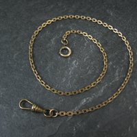 Vintage Gold Filled Watch Chain 14"