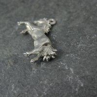 Tiny Pewter Rearing Horse Charm