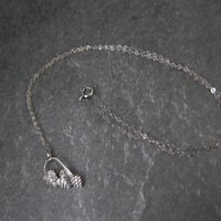 Vintage Black Hills Silver Leaf Necklace Coleman-Frizzell