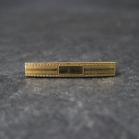 Tiny 1940s 10K Bar Pin Hayward NOS