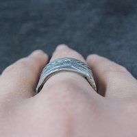 Wide Vintage Southwestern Sterling Band Ring Available in Sizes 8 and 10 Nathan Lovato