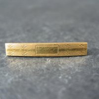 Tiny 1940s 10K Bar Pin Hayward NOS