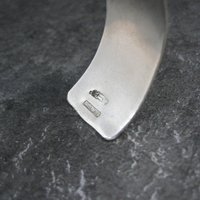 Vintage Navajo Cuff Bracelet 6.75 Inches Nickel Silver