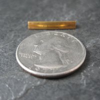 Tiny 1940s 10K Bar Pin Hayward NOS