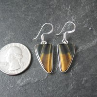Sterling Silver Tigers Eye Earrings
