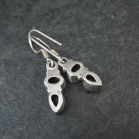 Dainty Pink & Purple Amethyst Earrings Sterling Silver