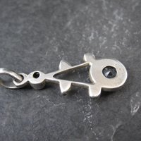 Light Blue Topaz Pendant Sterling Silver