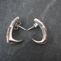 Southwestern Pink Mother of Pearl Inlay Earrings
