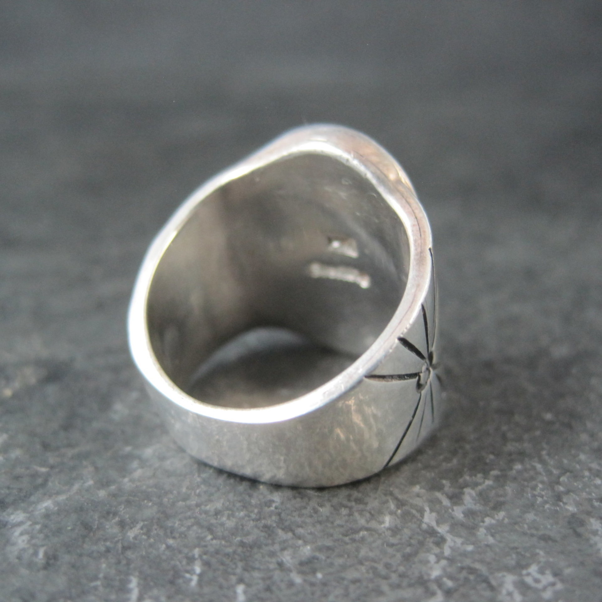 Vintage Sterling 14K Kokopelli Ring Size 6