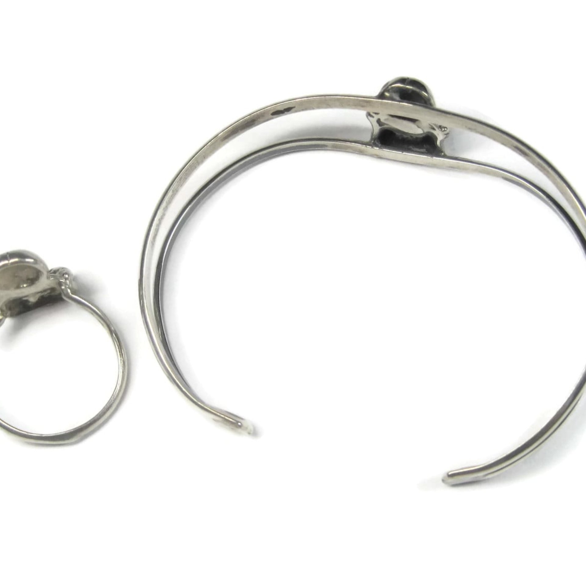Vintage Sterling Navajo Storyteller Bracelet Ring Earrings Pendant Jewelry Set